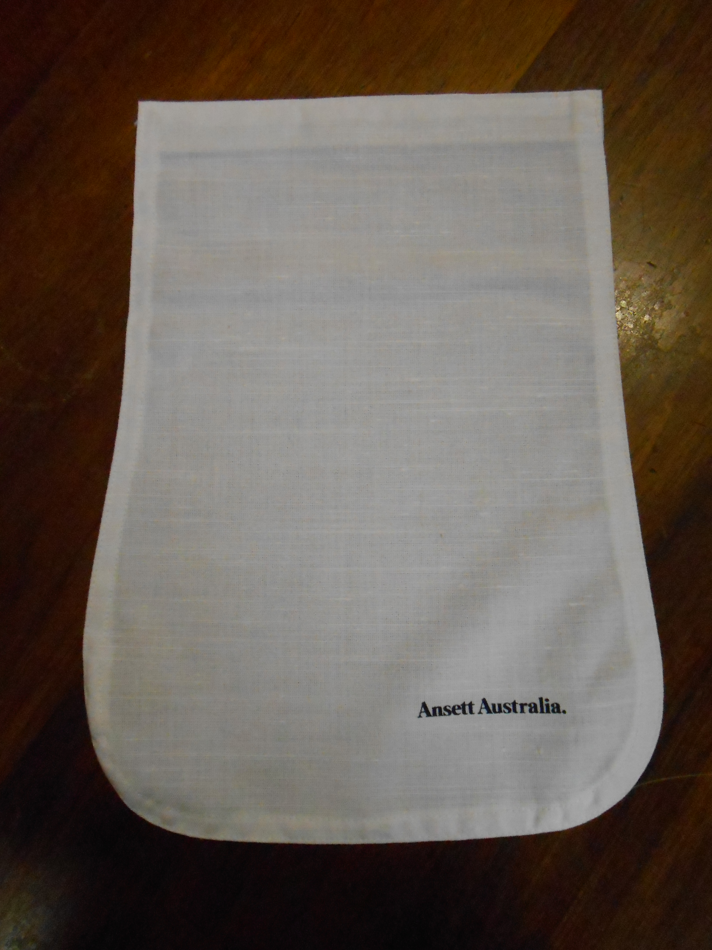 WHITE AIRCRAFT HEADREST COVER WHITE AIRCRAFT HEADREST COVER
